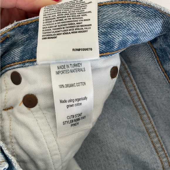 Agolde 90s Pinch Waist Jeans Size 23 - Picture 5 of 7